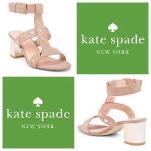 ‼️CLOSING CLOSET SALE‼️ [Kate Spade] Nude Metallic Block Heels